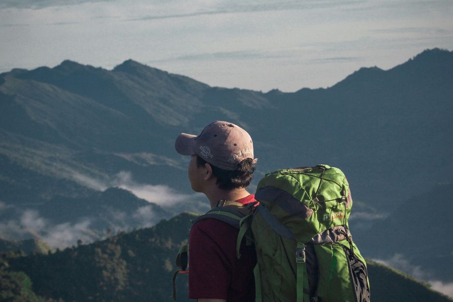 Comfortable Green Backpack